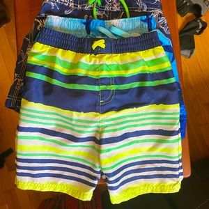 Toddler boys swim trunks lot of 3- size 4t
